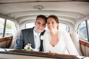 Happy Wedding Couple in Dorset