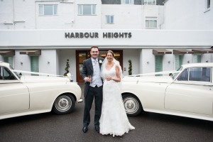 Wedding Cars at Harbour Heights hotel Poole Dorset