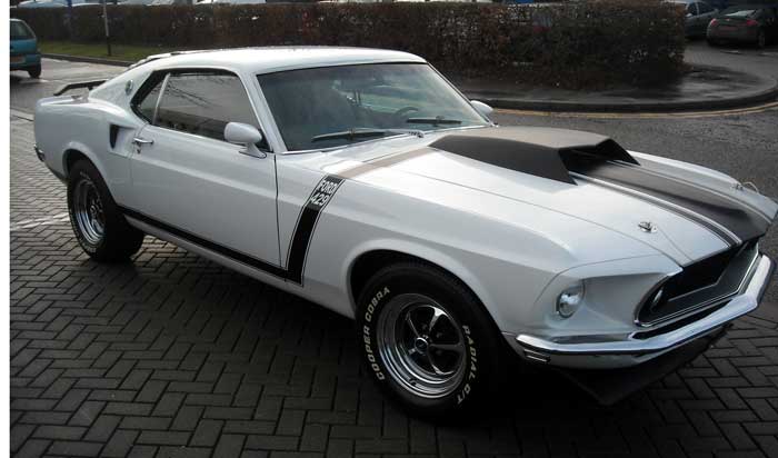 Classic Ford Mustang Wedding Car Hire Plymouth, Devon