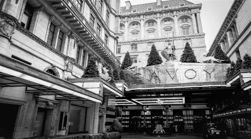 The Savoy Hotel in London