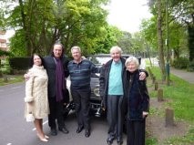 Michael Keene with ‘The Kinks’ Musician Dave Davies and Actor Richard Briers and their wives