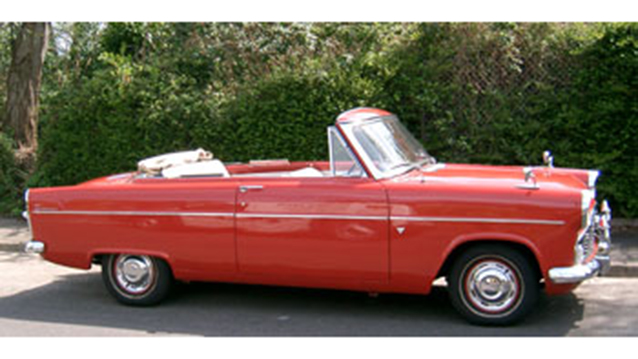 Classic Ford Zephyr Wedding Car Hire Portsmouth, Hampshire