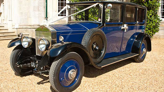 Rolls-Royce 20hp Landaulette wedding car for hire in Poole, Dorset