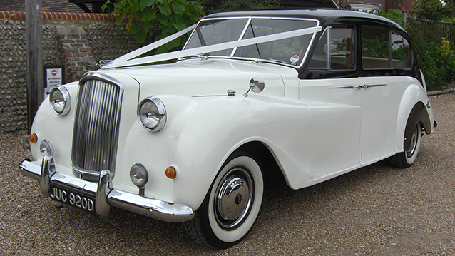 Austin Princess Limousine wedding car for hire in Uckfield, East Sussex