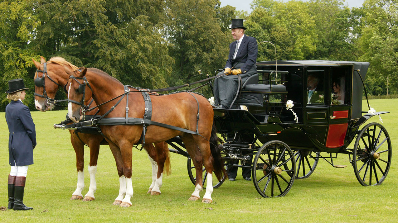 Horses and Glass Landau Coach