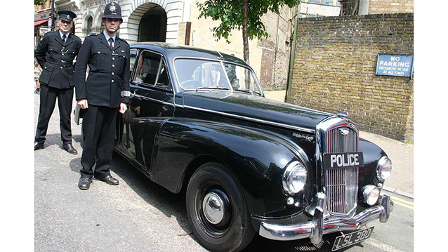 Wolseley 6/80 Police Car wedding car for hire in Andover, Hampshire