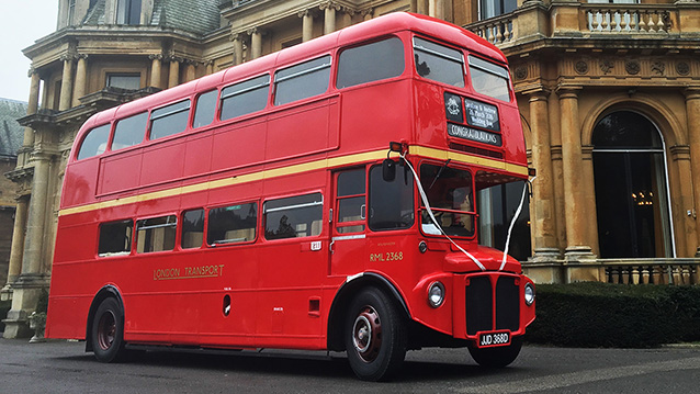 Routemaster London Bus wedding car for hire in High Wycombe, Buckinghamshire