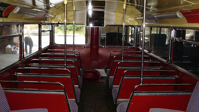 interior of Routemaster Bus