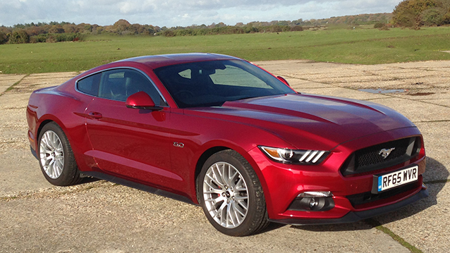 Ford Mustang 5.0L V8 wedding car for hire in Bournemouth, Dorset