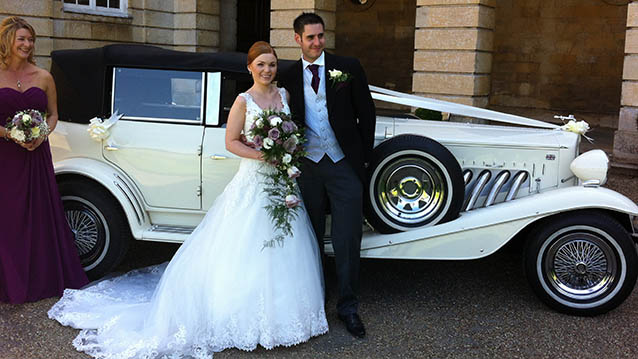 Vintage Beauford Convertible Wedding Car Hire Kettering, Northamptonshire