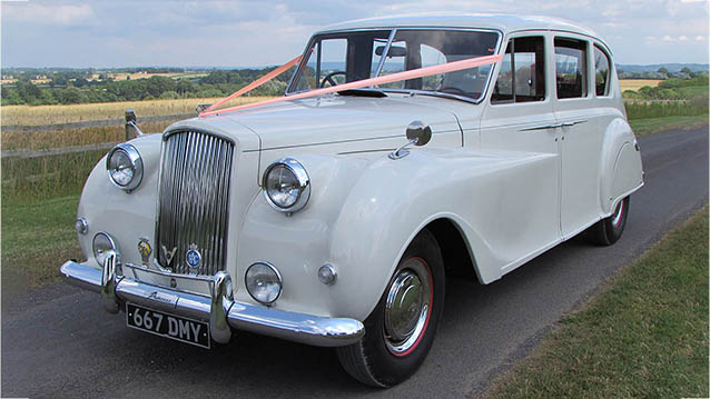 Austin Princess Limousine wedding car for hire in Aylesbury, Buckinghamshire