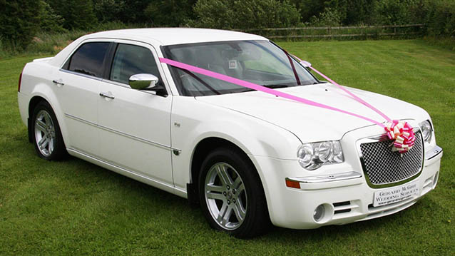 Chrysler 300c wedding car for hire in Kettering, Northamptonshire