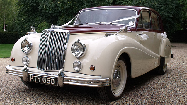 Armstrong-Siddeley Sapphire 346 wedding car for hire in Royston, Hertfordshire