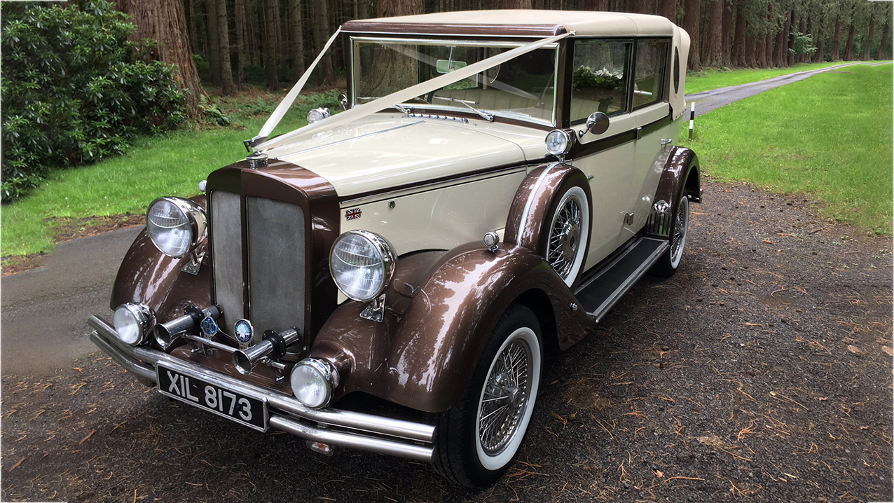 Vintage style Regent Landaulette Wedding Car Hire Newcastle, Tyne and Wear