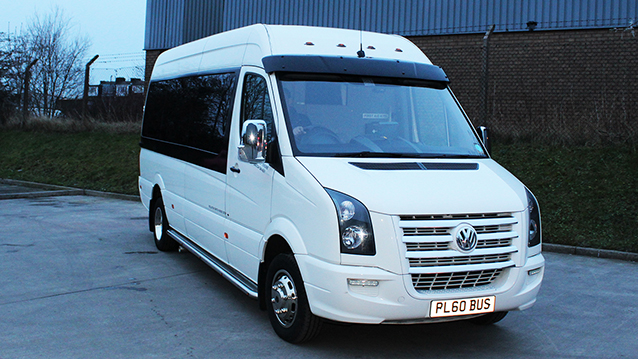 Volkswagen Party Bus wedding car for hire in Bradford, West Yorkshire