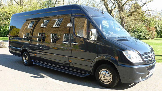 Mercedes Sprinter Bus wedding car for hire in Milton Keynes, Buckinghamshire