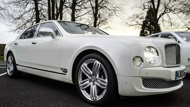 Bentley Mulsanne wedding car for hire in Bradford, West Yorkshire