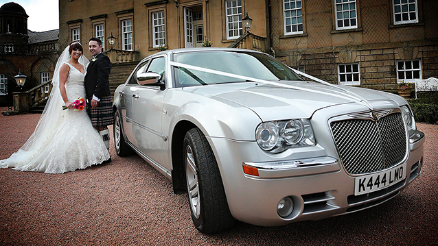 Chrysler 300c wedding car for hire in Ayr, Ayrshire