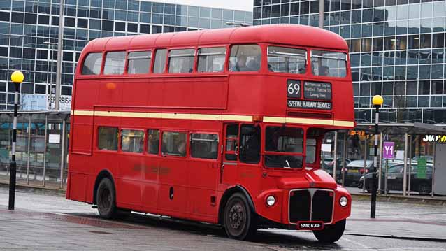 Routemaster London Bus wedding car for hire in Northampton, Northamptonshire