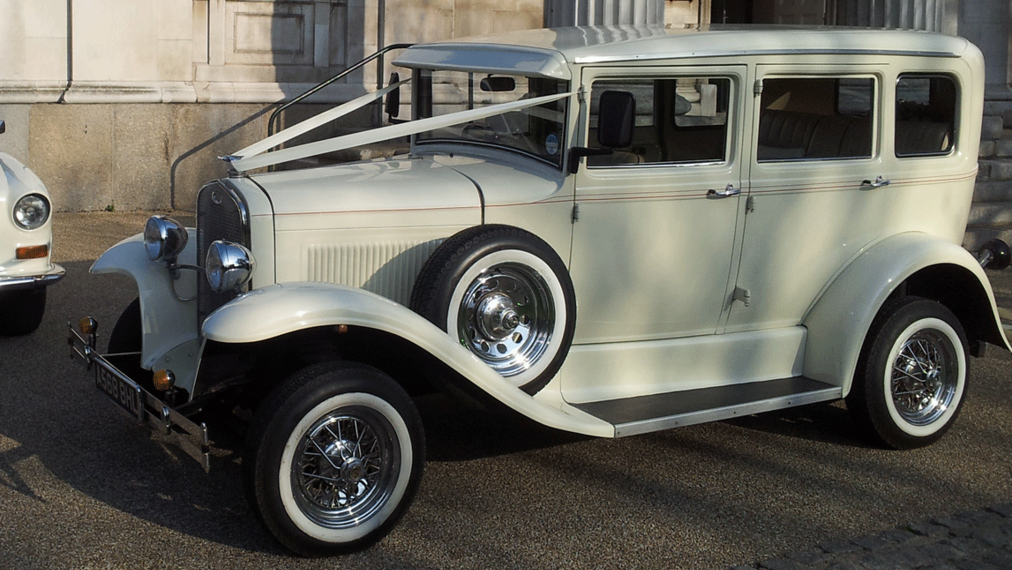 1930's Vintage style Wedding Car Hire for Weddings in East London