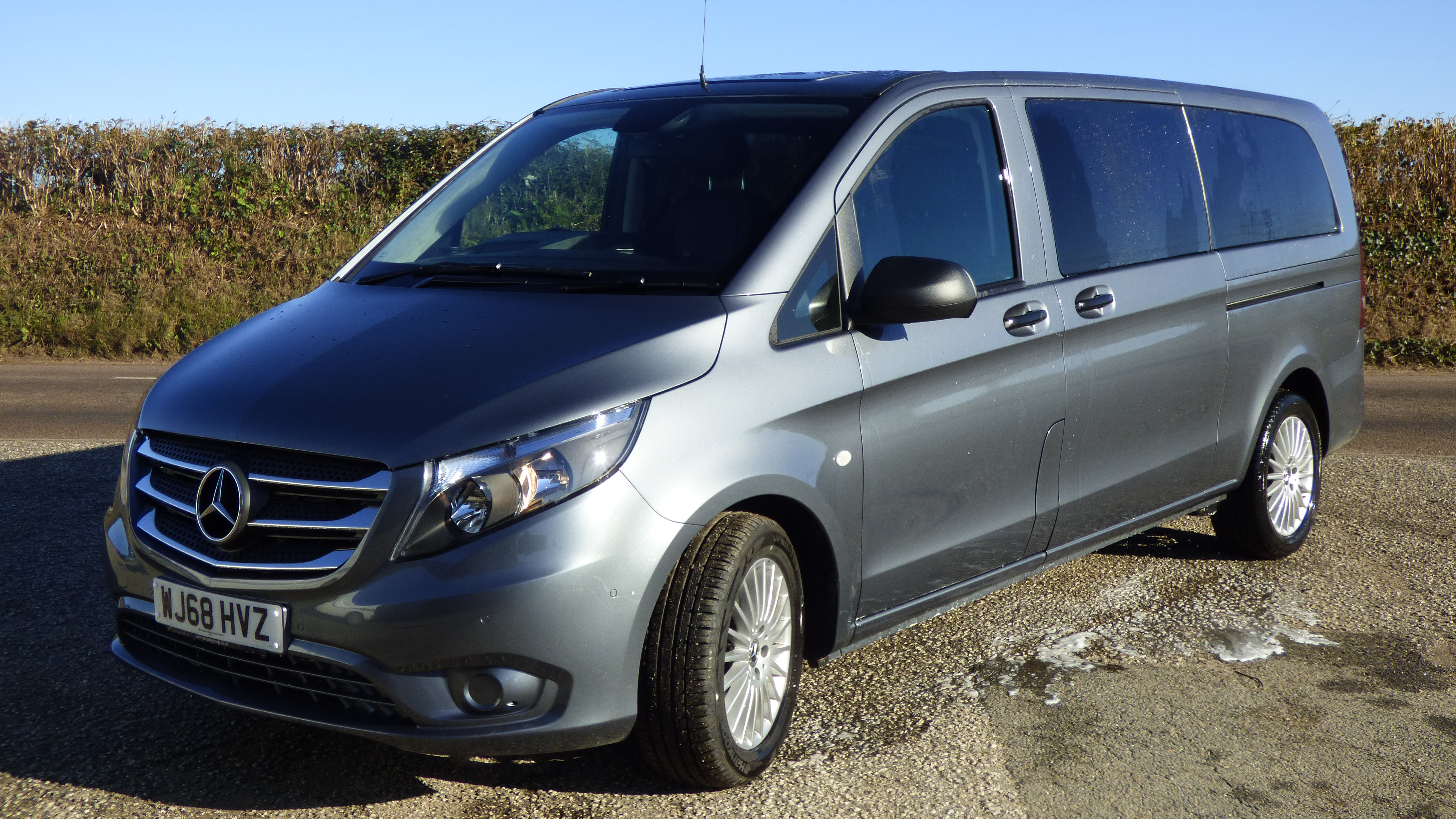 Mercedes Vito wedding car for hire in Newquay, Cornwall