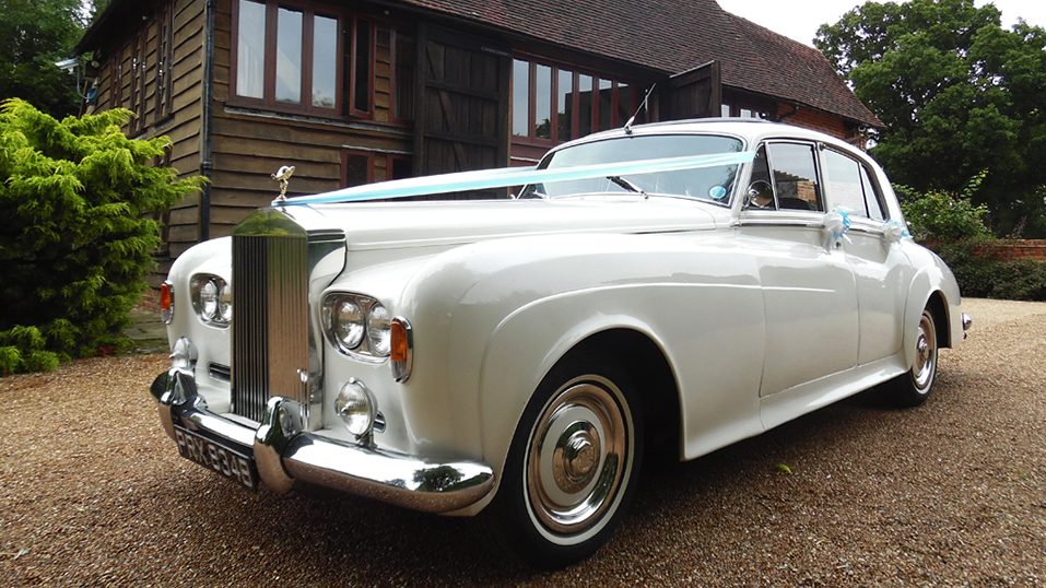 Armstrong-Siddeley Sapphire wedding car for hire in Maidstone, Kent