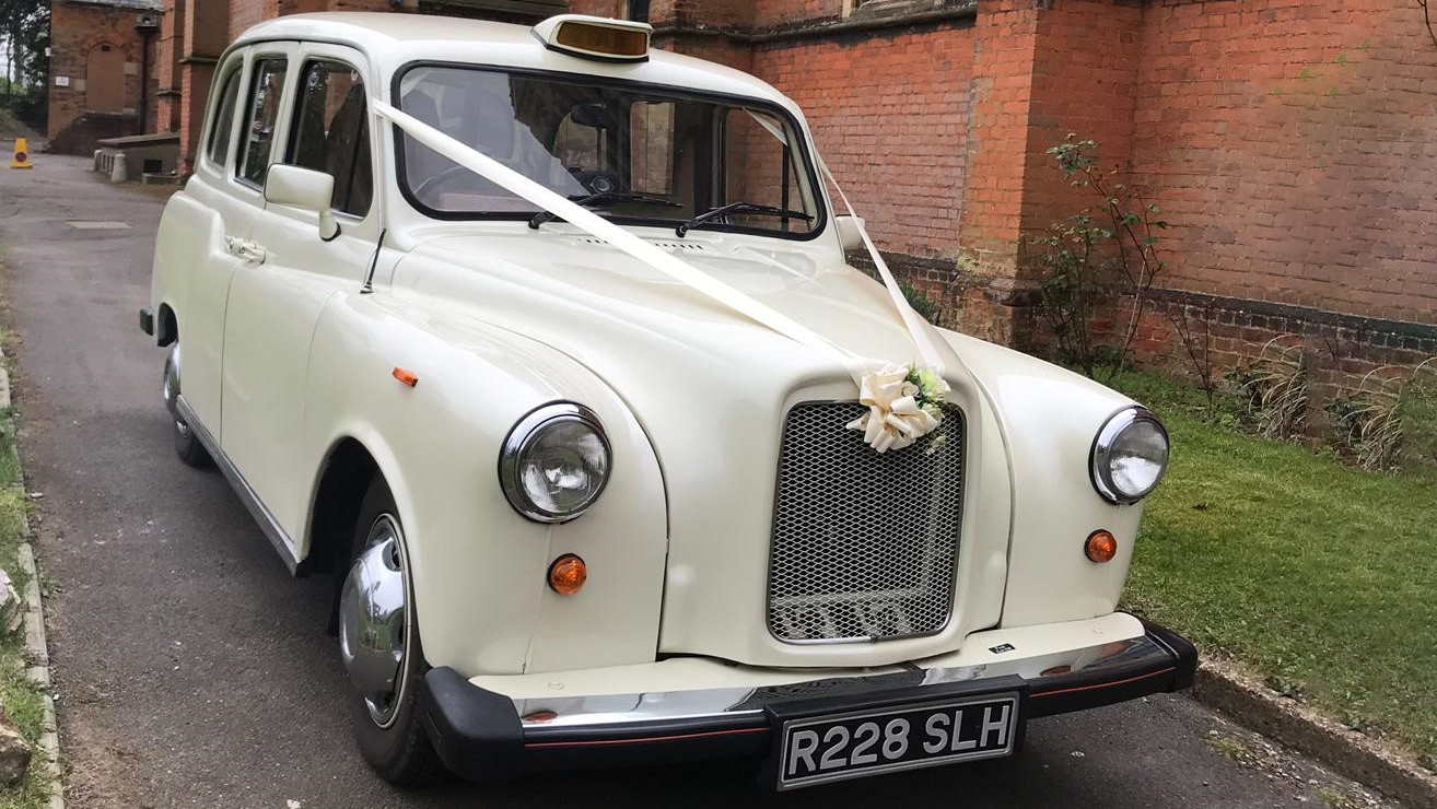 Taxi Cab wedding car for hire in London