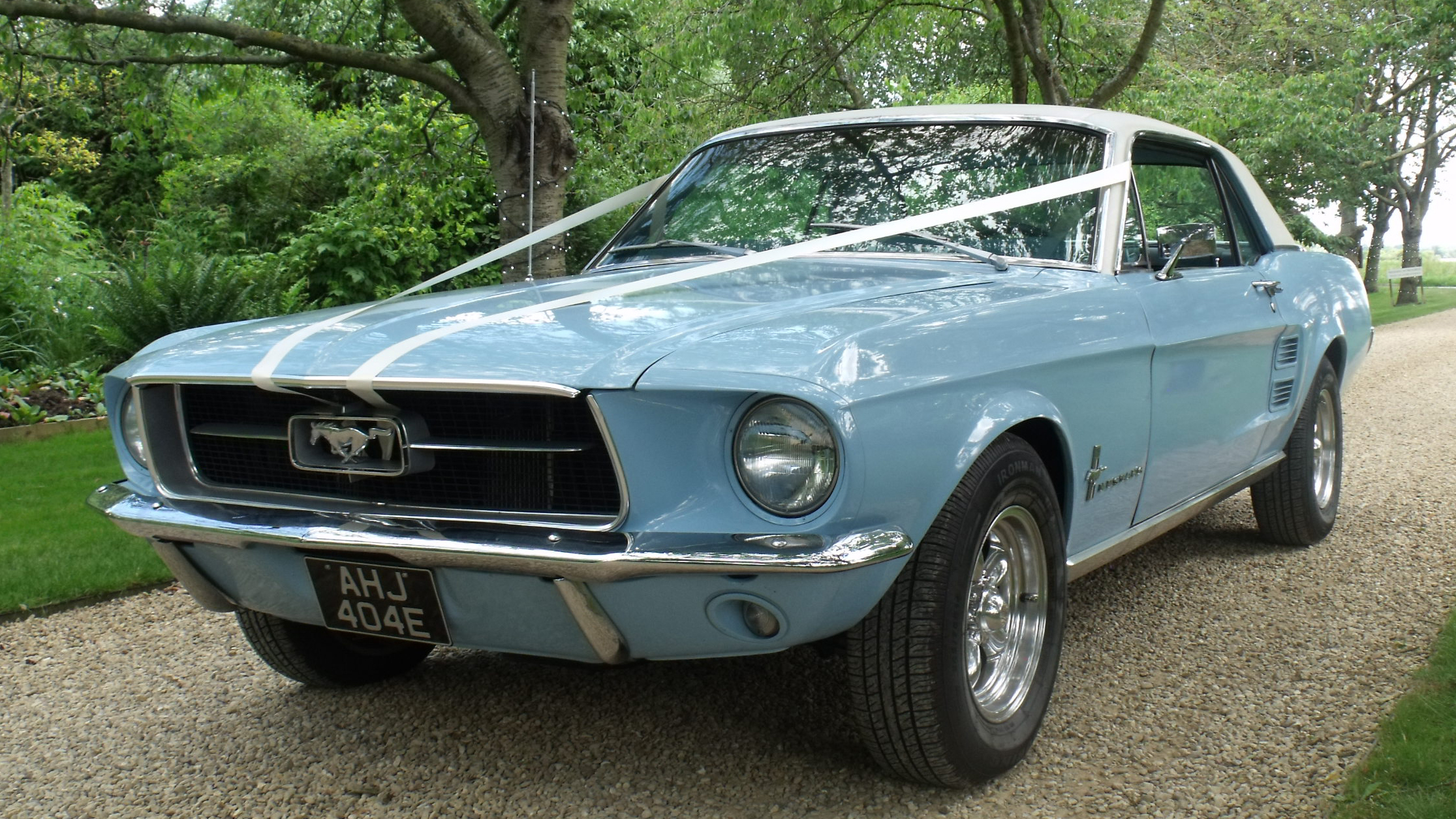 Ford Mustang High Country Coupe wedding car for hire in Royston, Hertfordshire