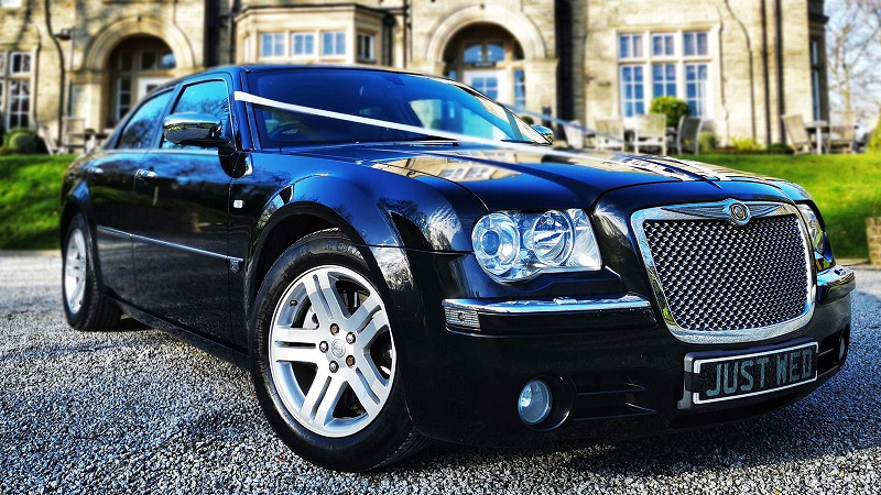 Chrysler 300c wedding car for hire in Leeds, West Yorkshire