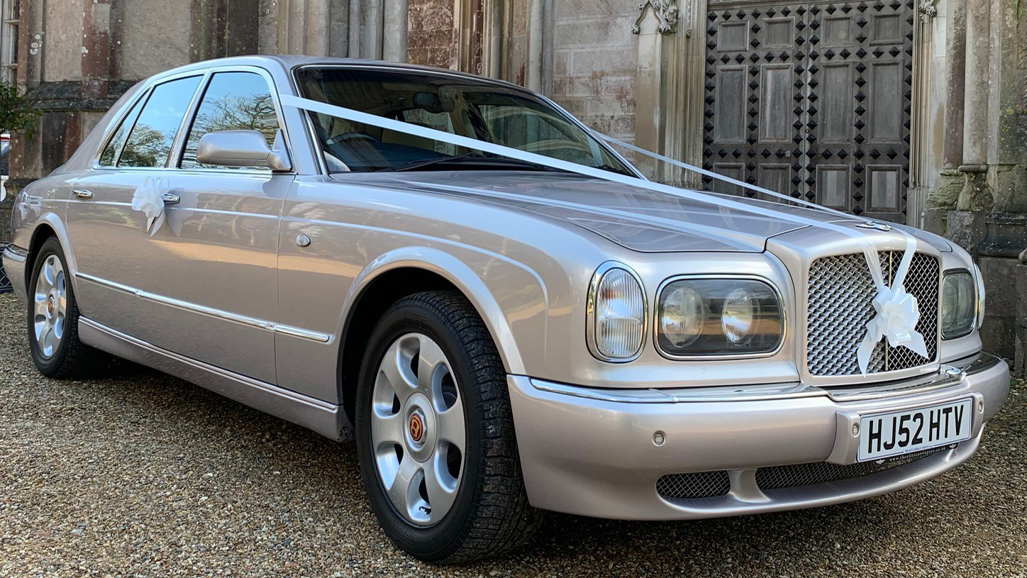 Bentley Arnage wedding car for hire in Christchurch, Dorset