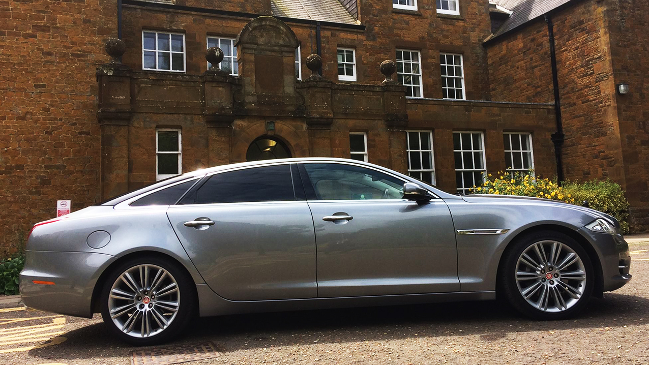 Modern Jaguar XJ Wedding Car Hire Oxford, Cotswolds area