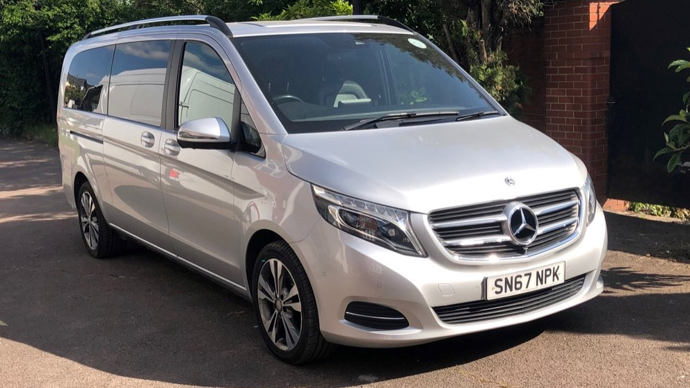 Mercedes V-Class wedding car for hire in East London