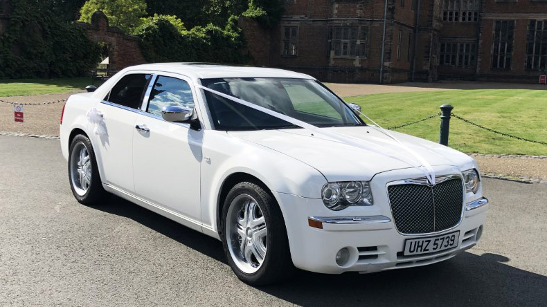 Chrysler 300c wedding car for hire in Birmingham, West Midlands