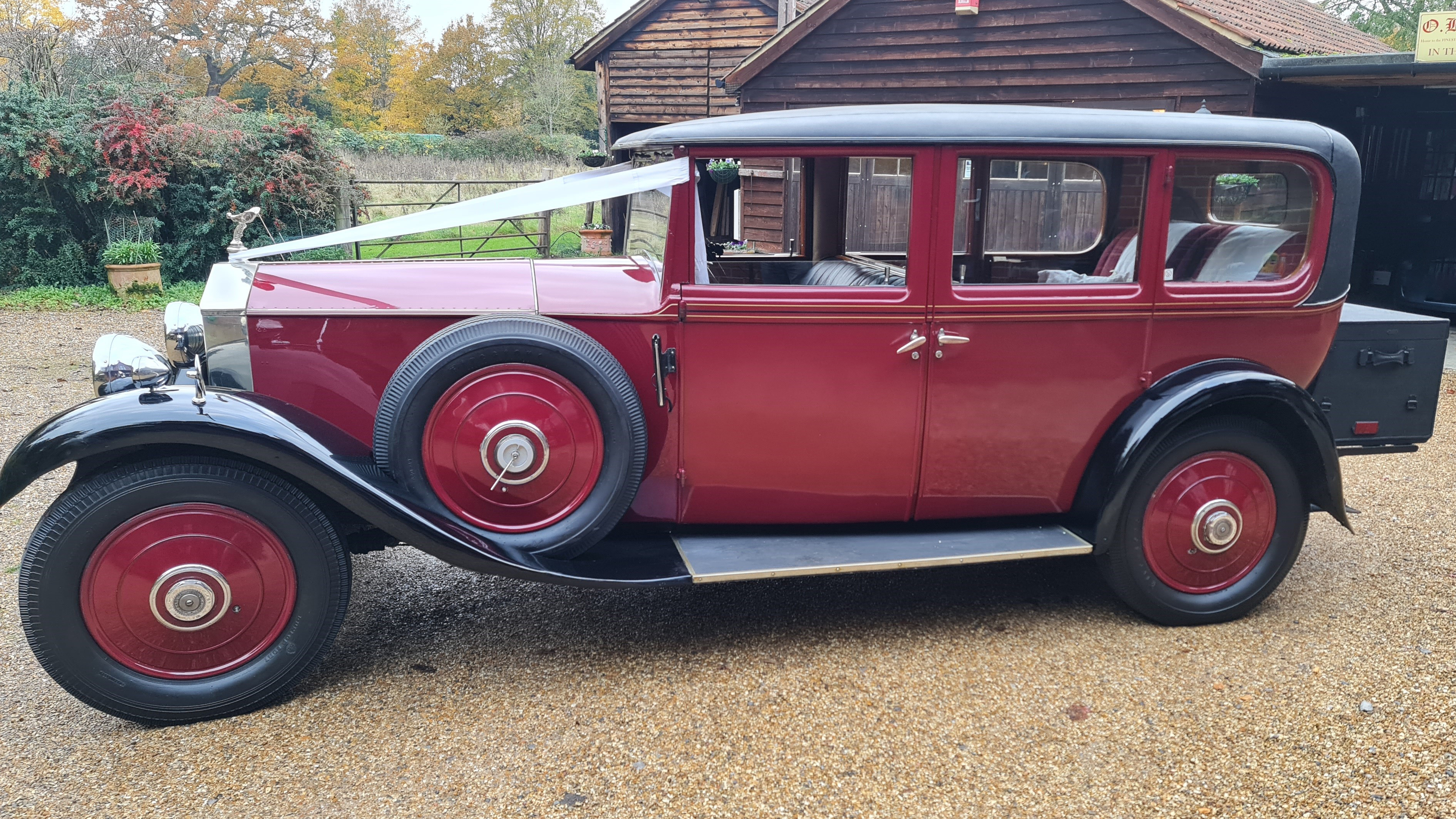 Rolls Royce 20/25 Limousine wedding car for hire in Hook, Hampshire