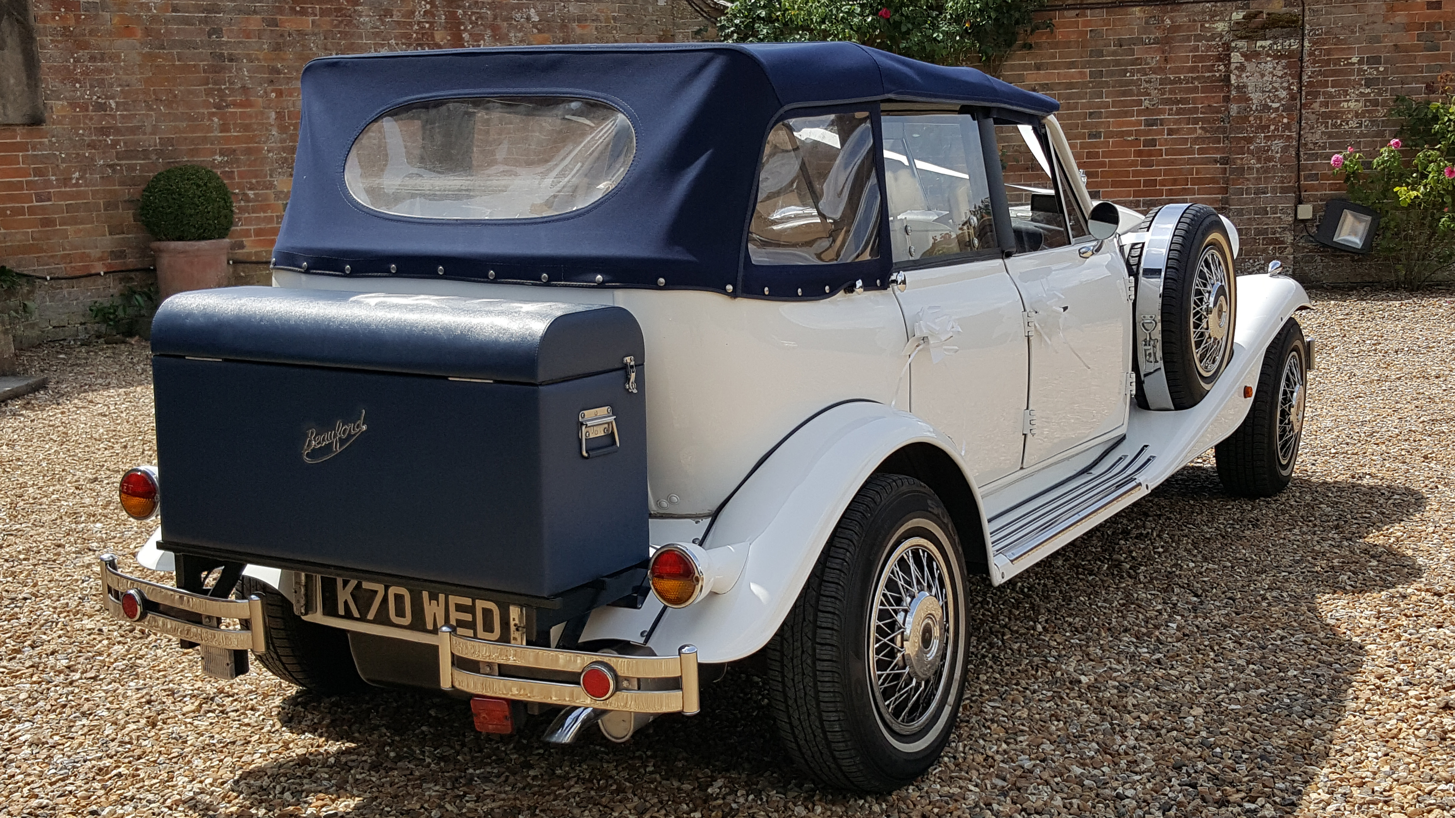 Vintage Beauford rear view with roof close