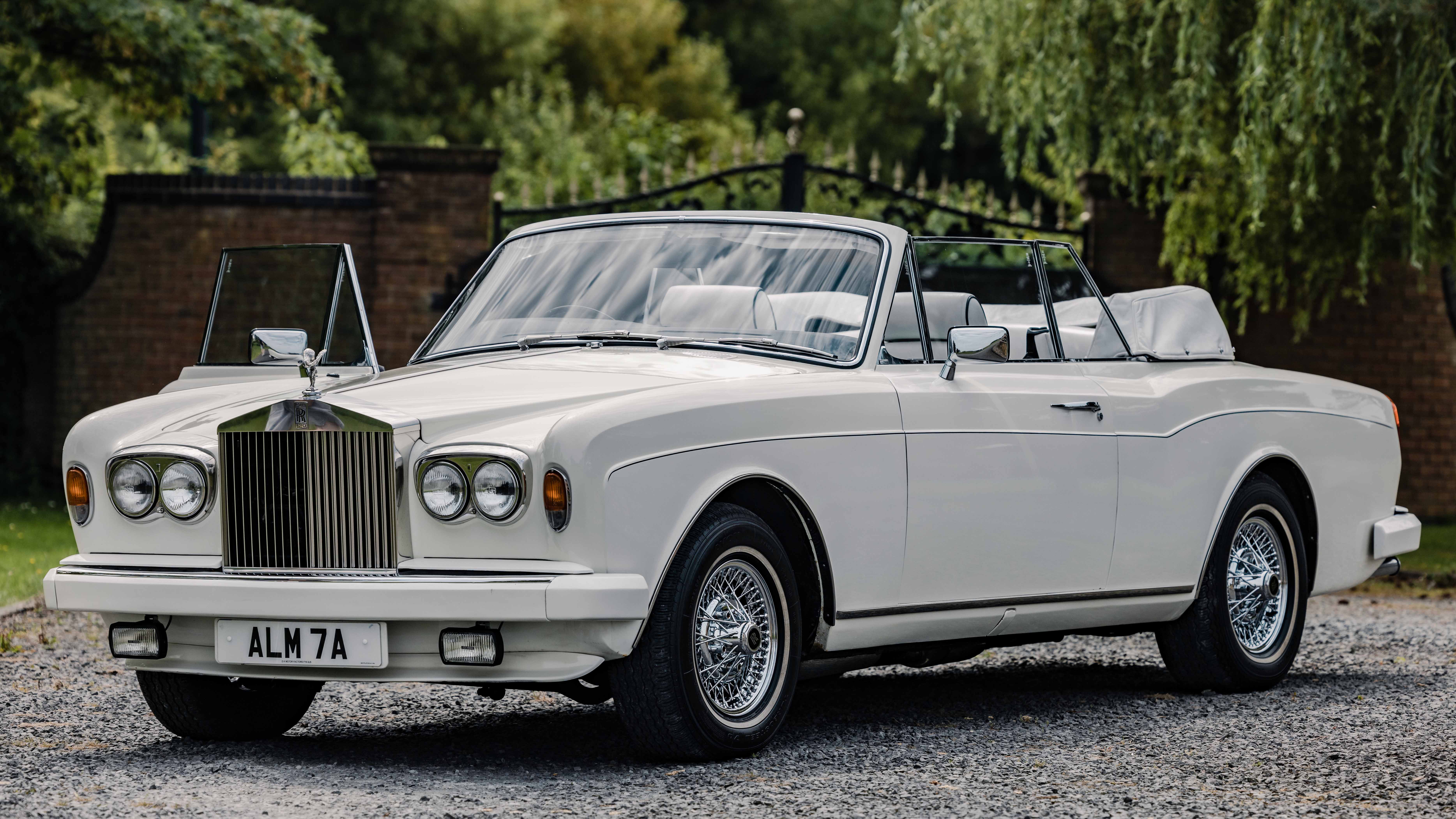 Rolls-Royce Corniche Convertible wedding car for hire in Blackpool, Lancashire