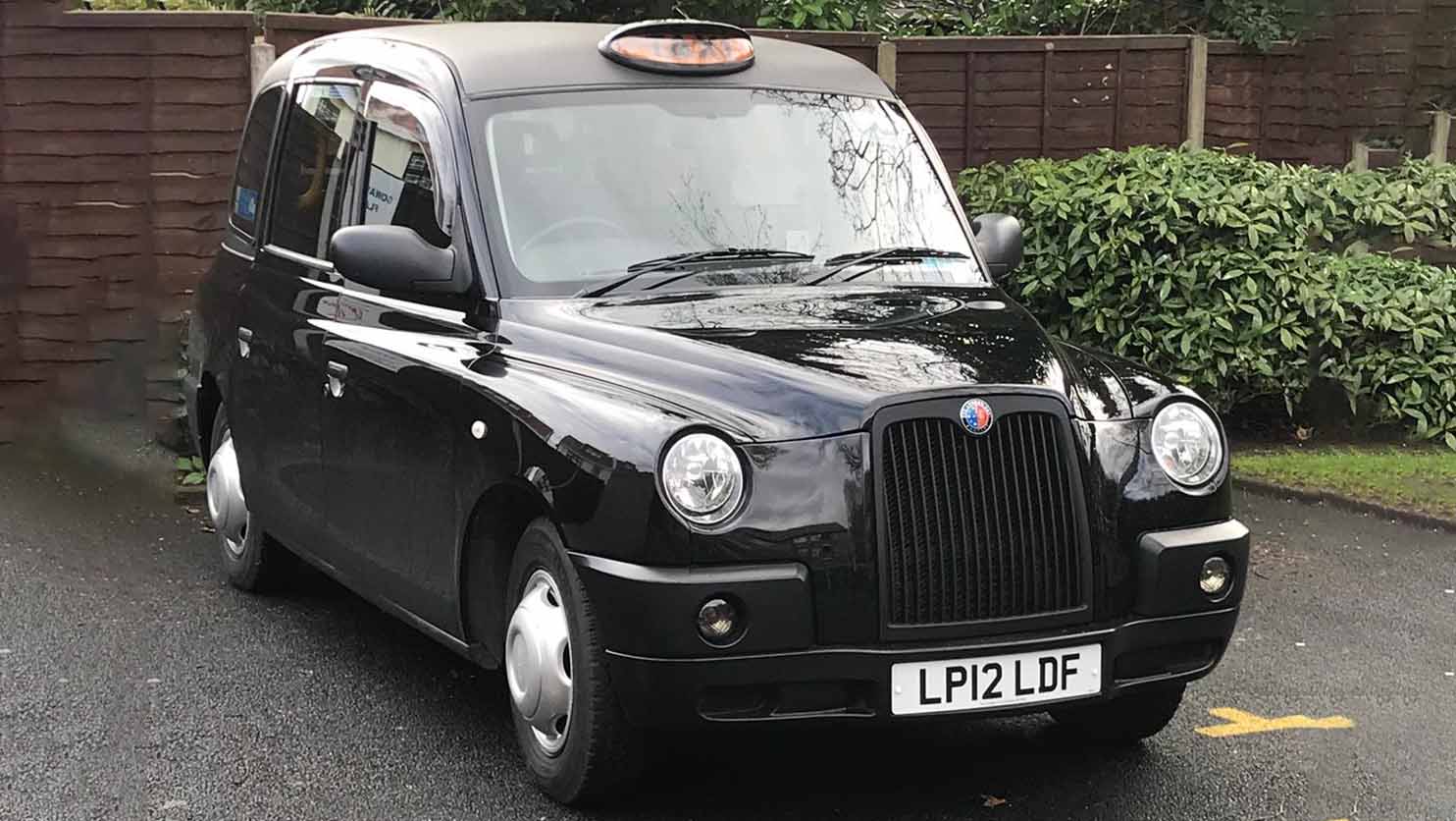 Taxi Cab wedding car for hire in East London