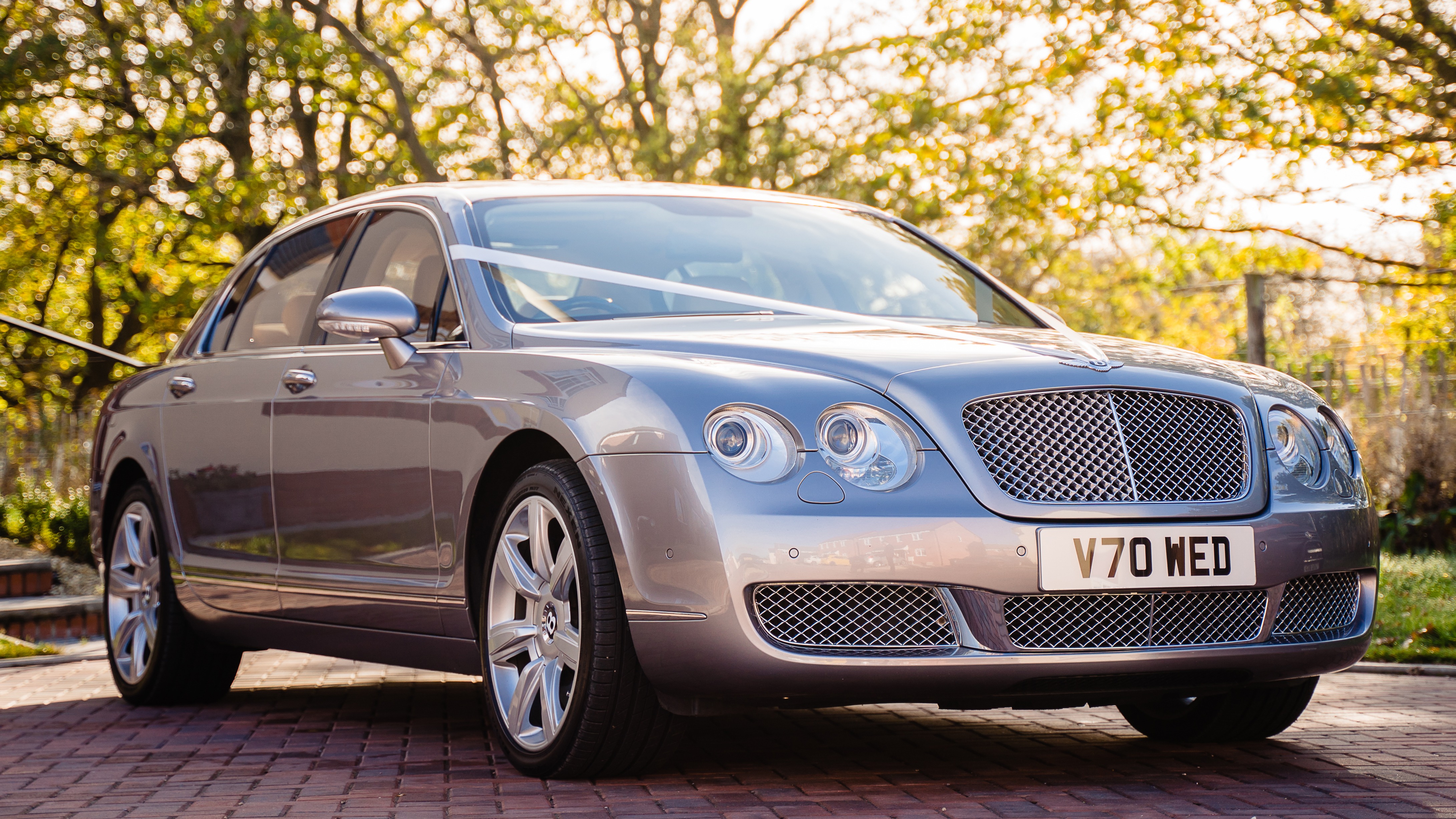 Bentley Continental Flying Spur wedding car for hire in Cannock, Staffordshire