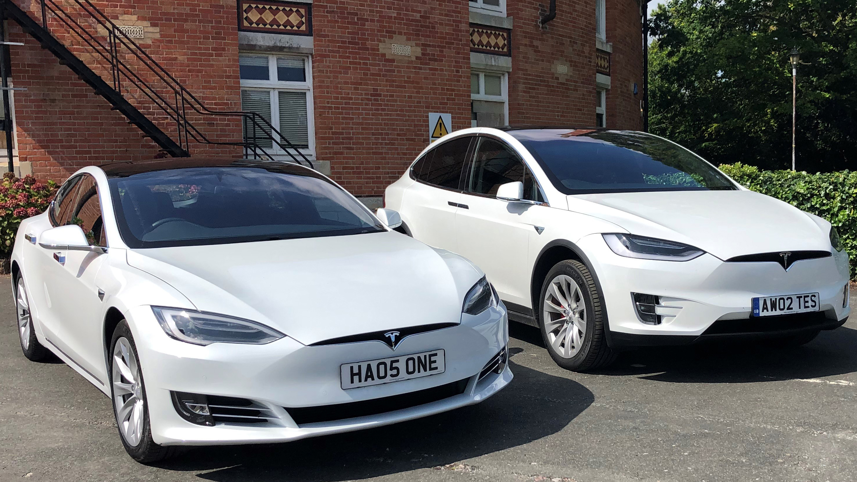 Electric Tesla Wedding Cars