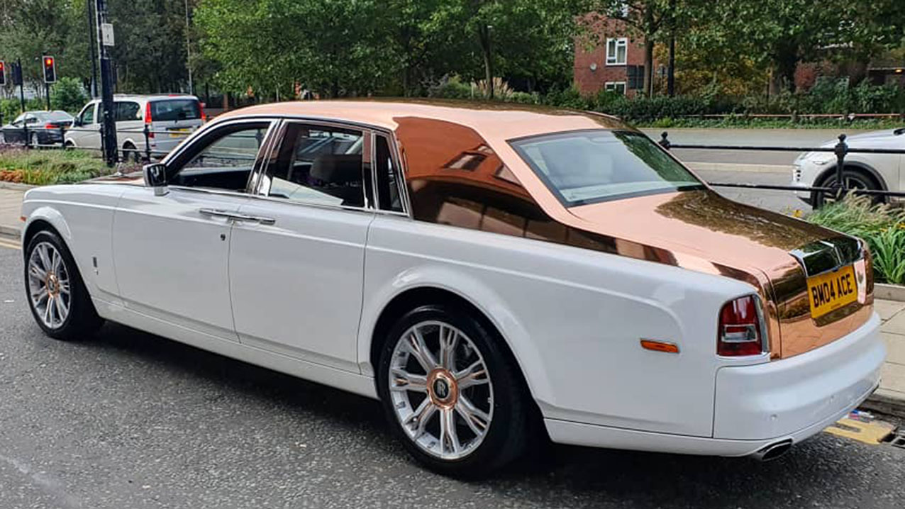 Rose-Gold Rolls-Royce Phantom