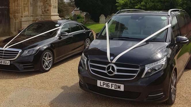 Mercedes V-Class wedding car for hire in London