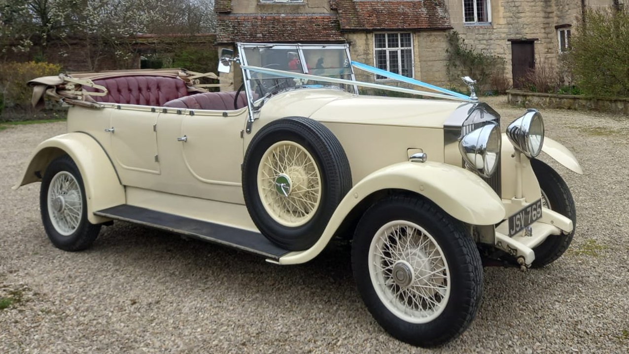 Rolls-Royce 20/25 Convertible wedding car for hire in Aylesbury, Buckinghsamshire