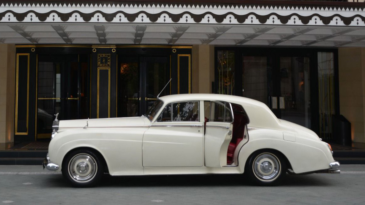 Classic Rolls-Royce at Dorchester Hotel in London
