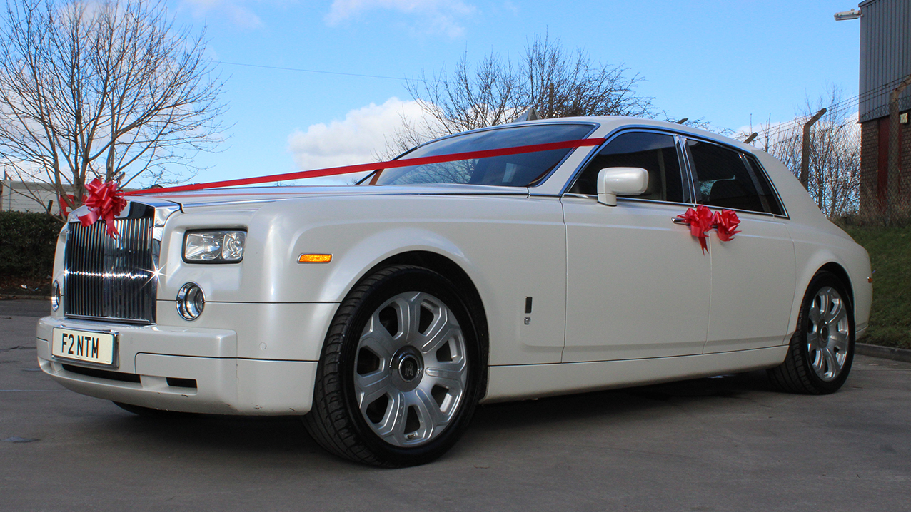 White Rolls-Royce Phantom in Sunderland