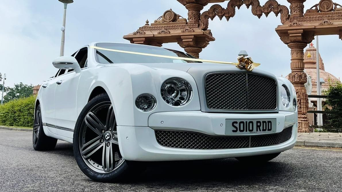 White Bentley Mulsanne