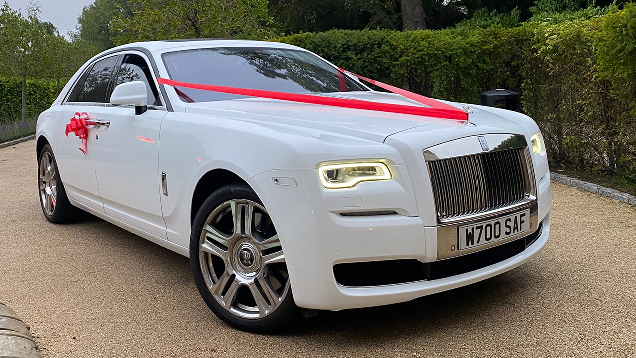 Rolls-Royce Ghost Series II wedding car for hire in East London