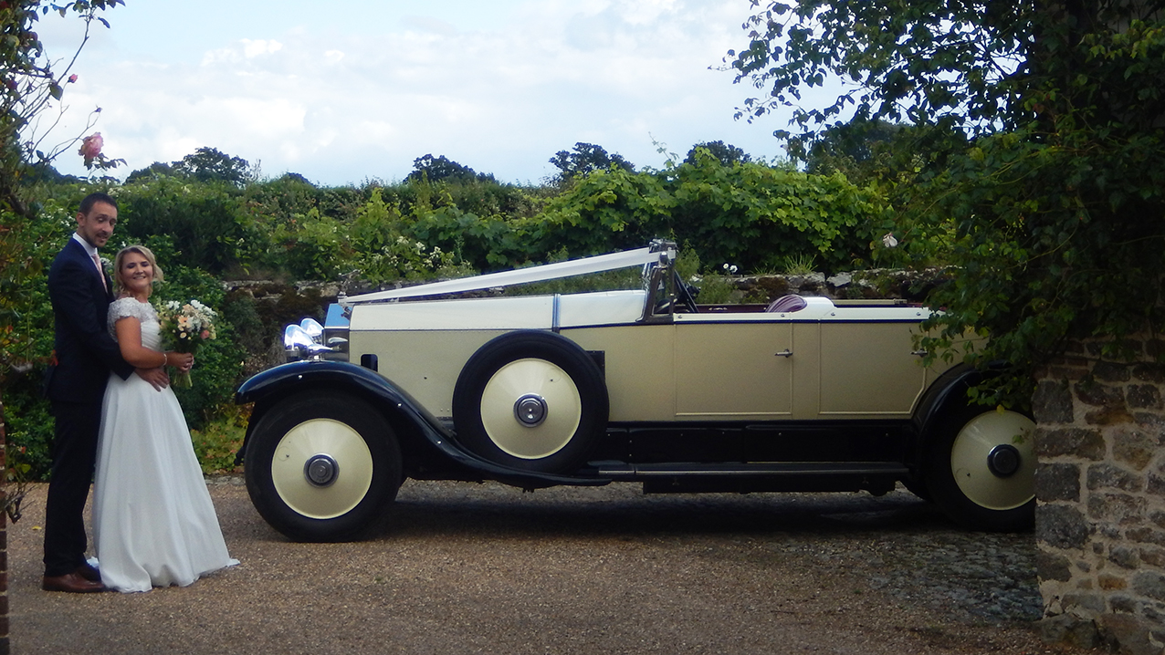 Vintage Rolls-Royce convertible