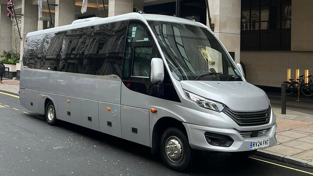 Iveco 34-seater Coach wedding car for hire in London
