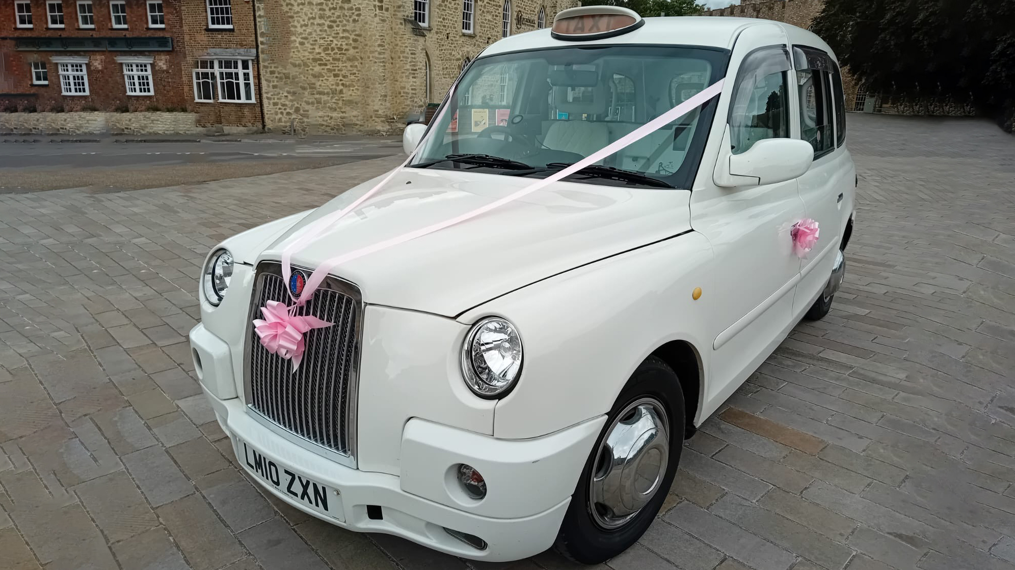 Taxi Cab wedding car for hire in Bideford, Devon