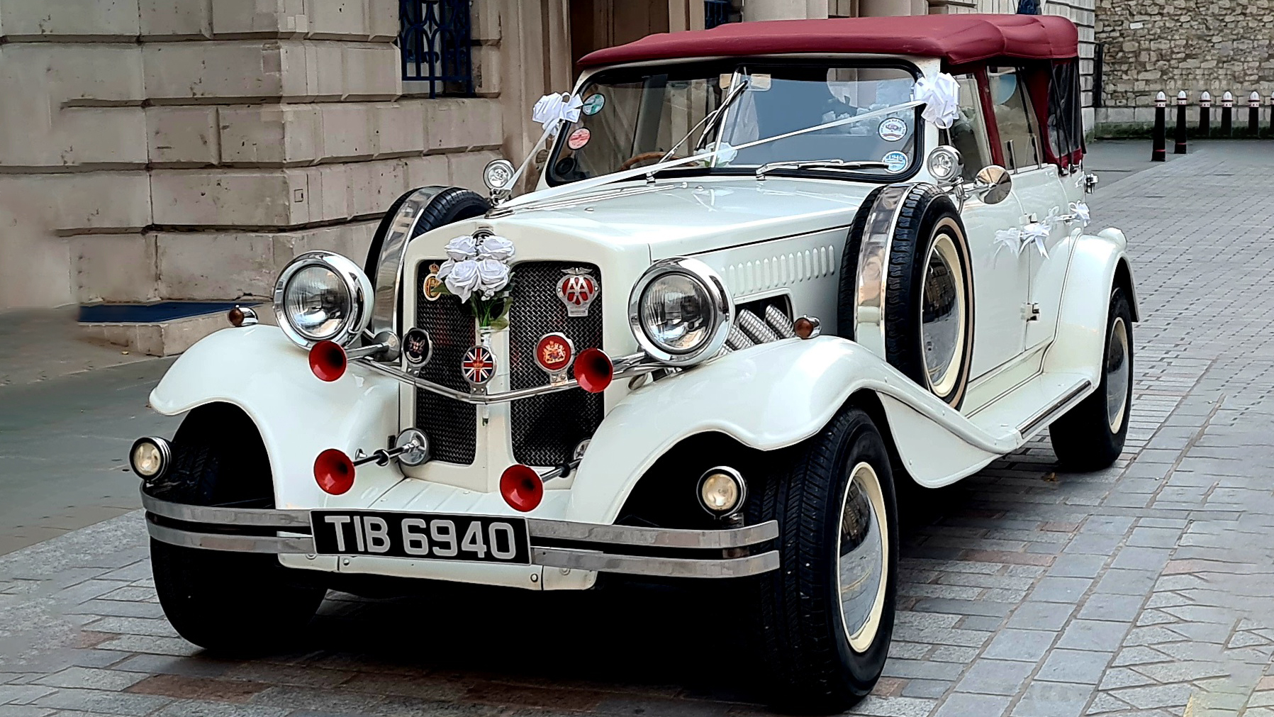Beauford 4 Door Convertible wedding car for hire in London